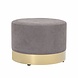 Bloomingville Dia poef grijs polyester Bloomingville Dia poef grijs polyester