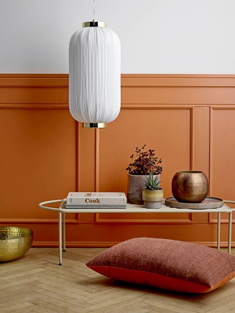 Bloomingville Bowl of gold aluminum