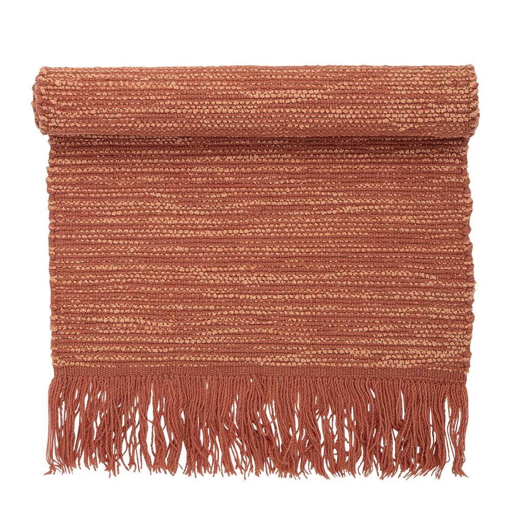 Bloomingville Teppich orange Wolle 120x60cm