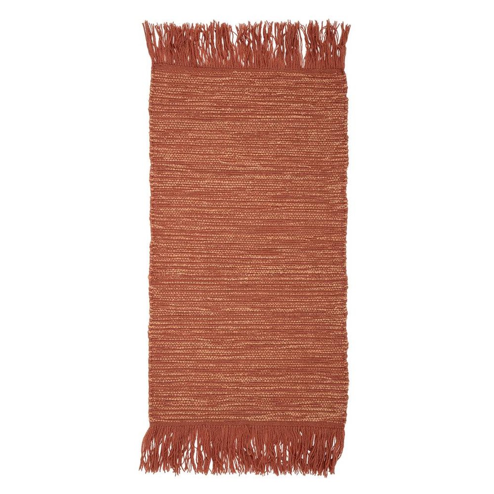 Bloomingville Carpet orange wool 120x60cm
