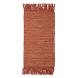 Bloomingville Vloerkleed oranje wol 120x60cm Bloomingville Vloerkleed oranje wol 120x60cm