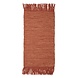Bloomingville Vloerkleed oranje wol 120x60cm Bloomingville Vloerkleed oranje wol 120x60cm