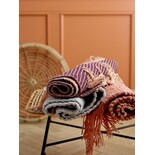 Bloomingville Vloerkleed oranje wol 120x60cm Bloomingville Vloerkleed oranje wol 120x60cm