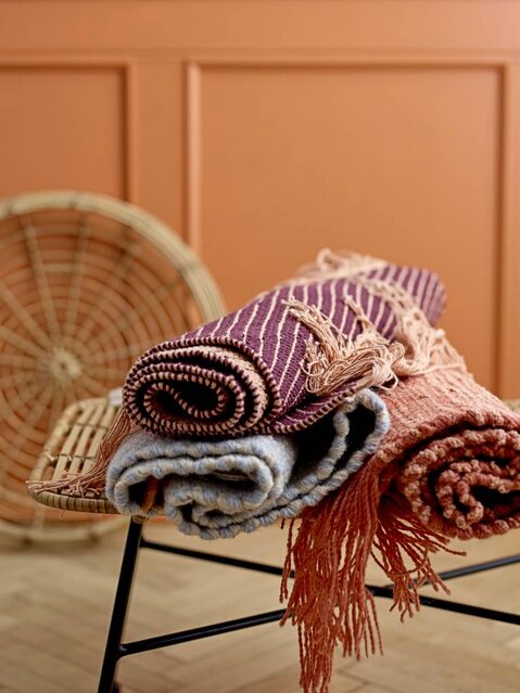 Bloomingville Tappeto arancione lana 120x60cm