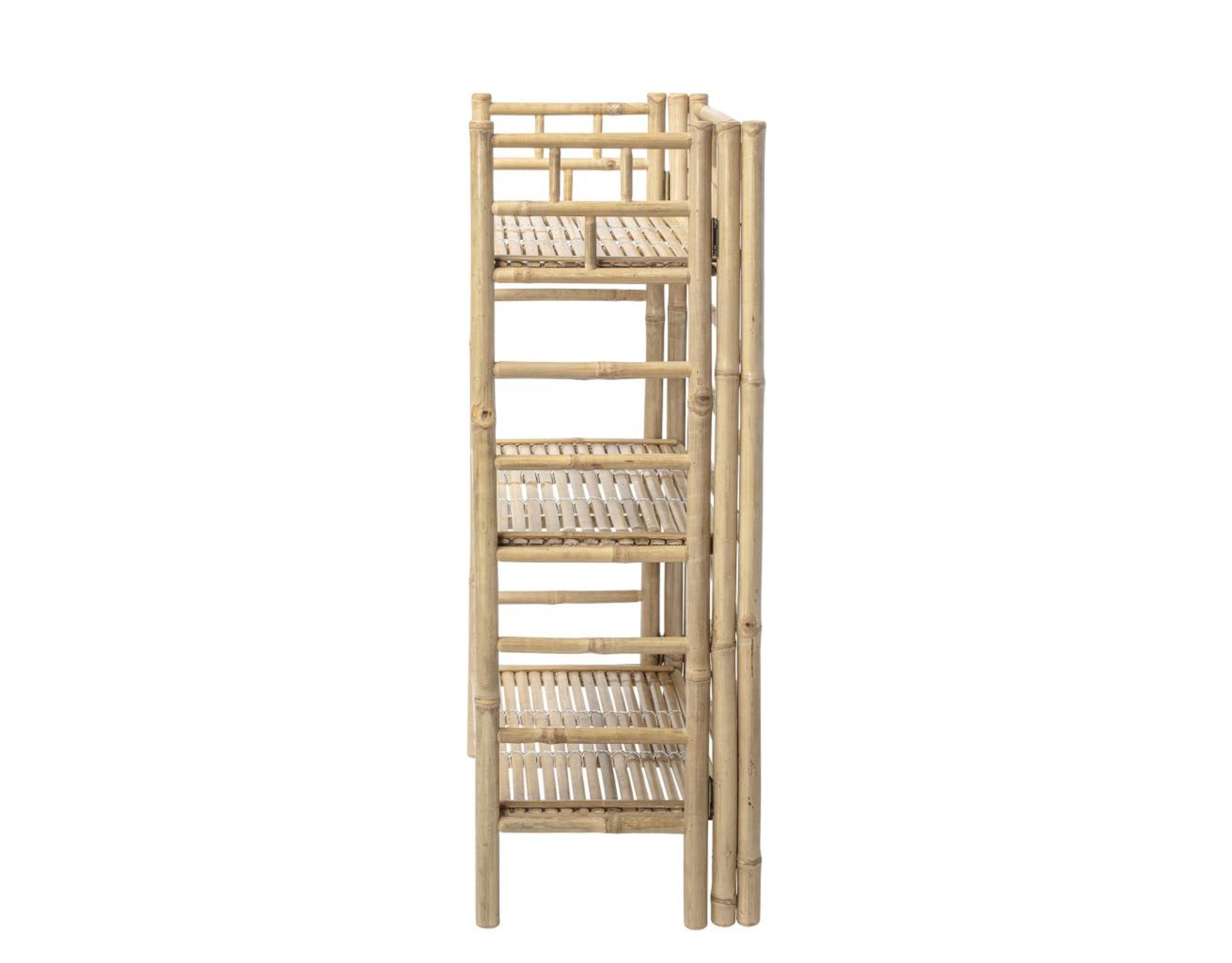 Bloomingville Mini bamboo cabinet with shelves - LIVING AND CO.