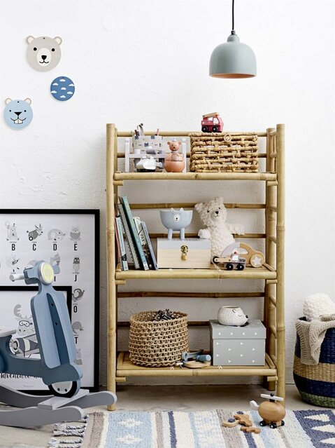 Bloomingville Mini Bambus skap med hyller