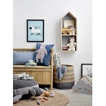 Bloomingville Mini Karierte blaue Wolle Bloomingville Mini Karierte blaue Wolle