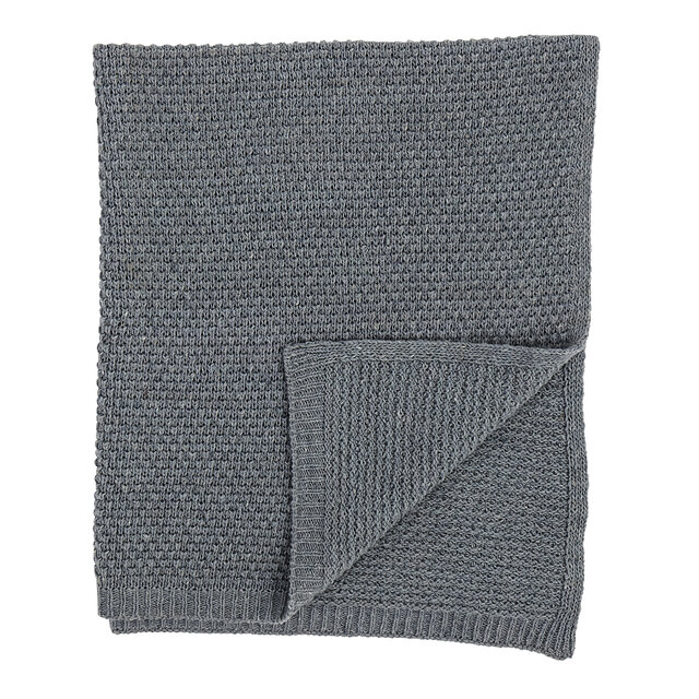Bloomingville Mini Karierte blaue Wolle