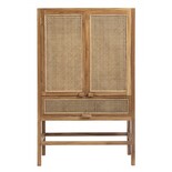 Nordal Teakholzschrank mit Gurtband