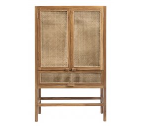 Nordal Teak cabinet with webbing Nordal Teak cabinet with webbing