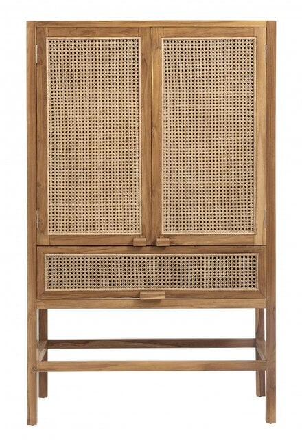 Nordal Teak cabinet with webbing