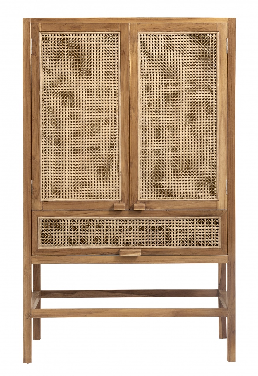 Nordal Armoire en teck avec sangle