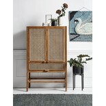 Nordal Teak skab med webbing