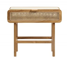 Nordal Console da tavolo con cinghie Nordal Console da tavolo con cinghie