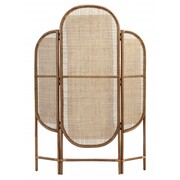Nordal Rattan folding screen with webbing