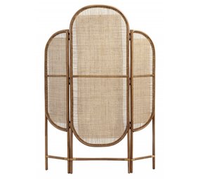 Nordal Rattan folding screen with webbing Nordal Rattan folding screen with webbing