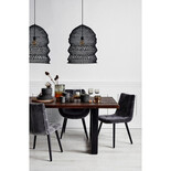 Nordal Dining chair gray velvet Nordal Dining chair gray velvet