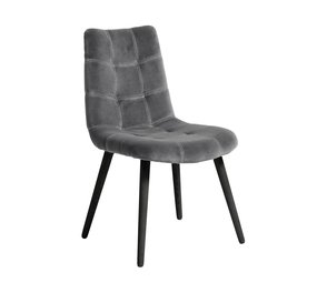 Nordal Eetkamerstoel grijs velvet
