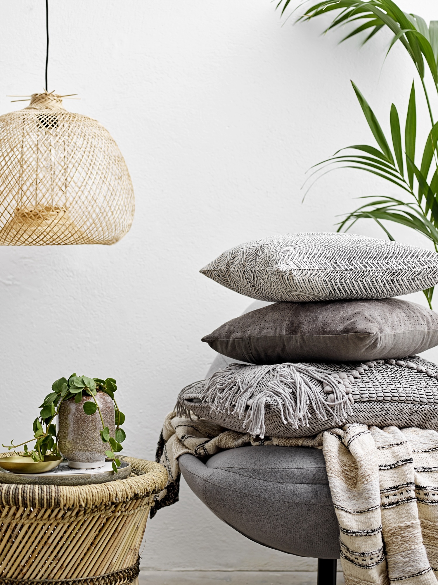 Bloomingville Bamboo Hanging Lamp Living And Co