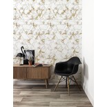 KEK Amsterdam Marble mosaic wallpaper gold