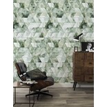 KEK Amsterdam Marmer mosaic behang groen KEK Amsterdam Marmer mosaic behang groen