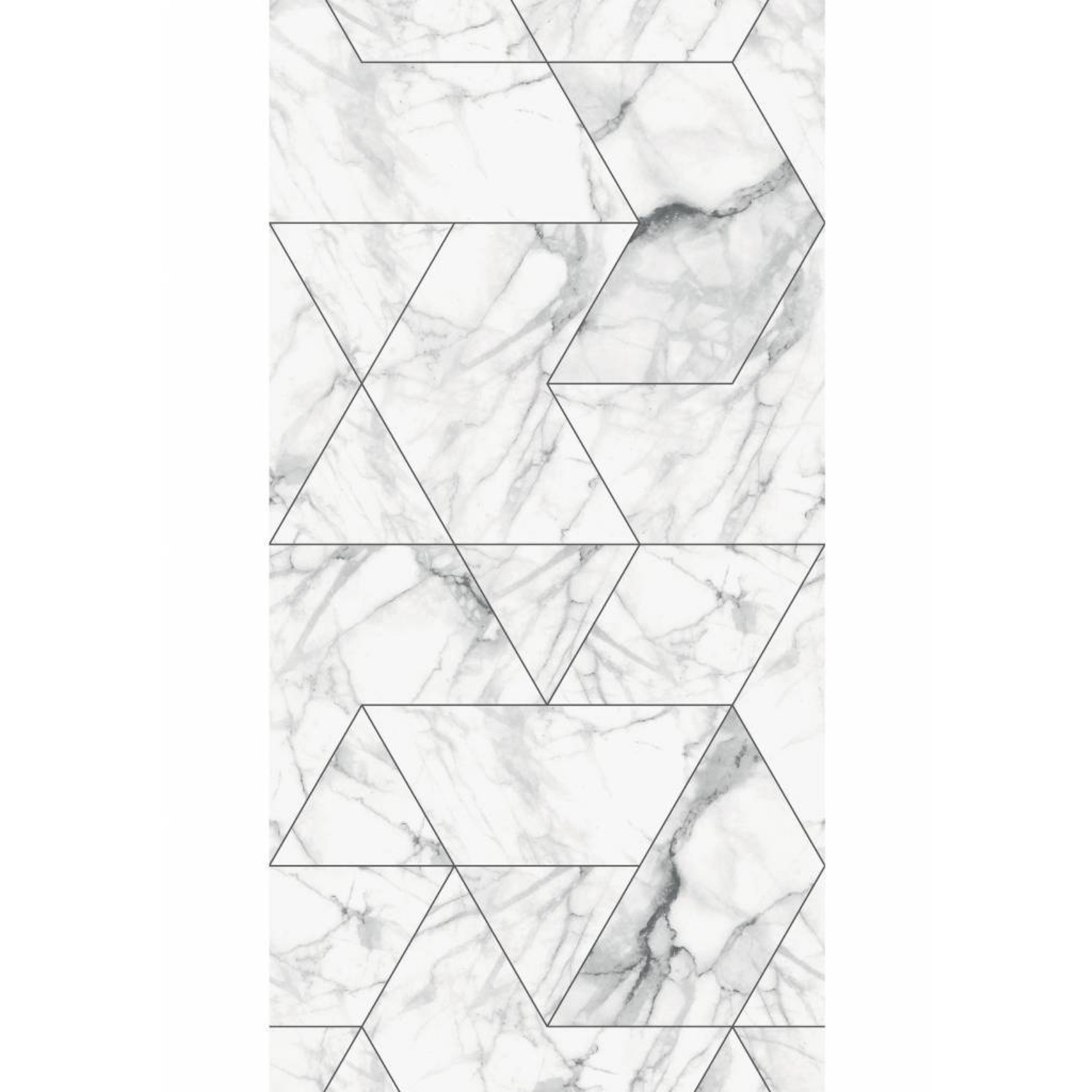 KEK Amsterdam Marble mosaic wallpaper white - LIVING AND CO. KEK Amsterdam Marble mosaic wallpaper white - LIVING AND CO.