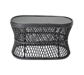 Bloomingville Abby Coffee table cane - black Bloomingville Abby Coffee table cane - black
