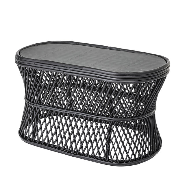 Bloomingville Abby Coffee table cane - black