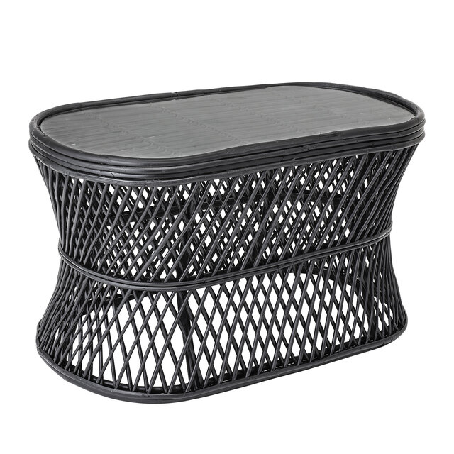 Bloomingville Abby Coffee table cane - black