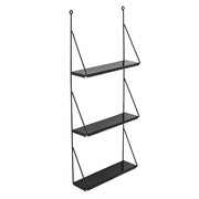 Bloomingville Estante de pared Walter - negro Bloomingville Estante de pared Walter - negro