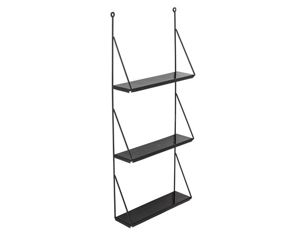 Bloomingville estante Walter 41x90 cm 3 pisos negro