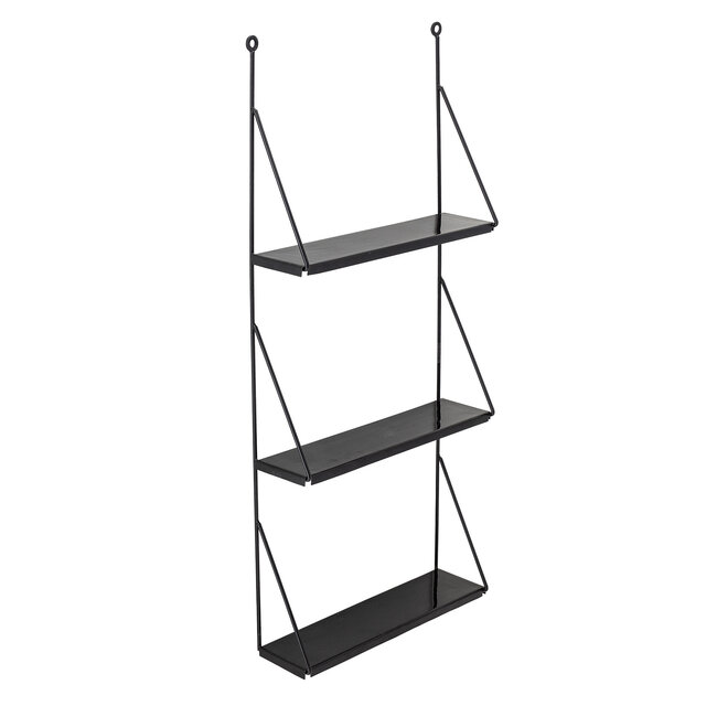 Bloomingville Walter wall rack - black