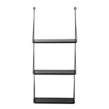 Bloomingville Estante de pared Walter - negro Bloomingville Estante de pared Walter - negro