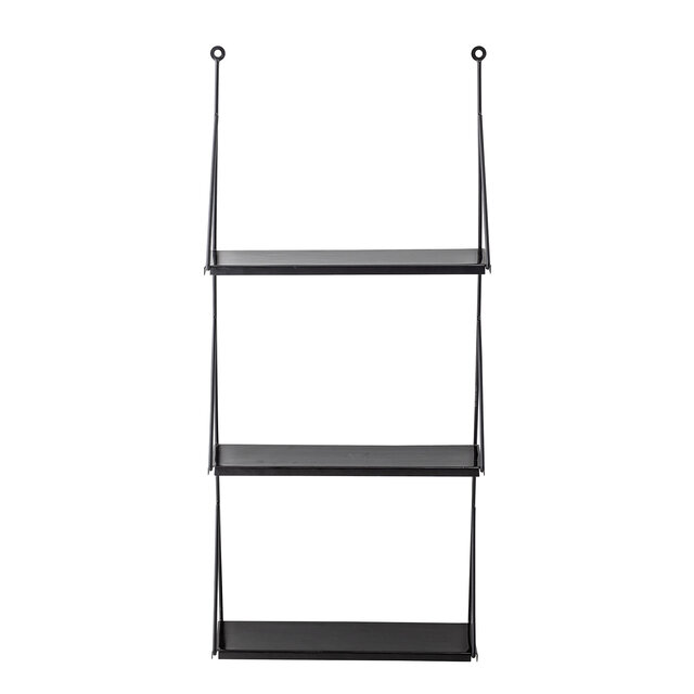 Bloomingville Walter wall rack - black