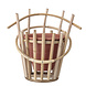 Bloomingville Muur bloempot terracotta bamboe Bloomingville Muur bloempot terracotta bamboe