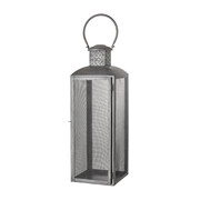 Bloomingville Lantaarn metaal - zwart L20xH57xW20 cm Bloomingville Lantaarn metaal - zwart L20xH57xW20 cm