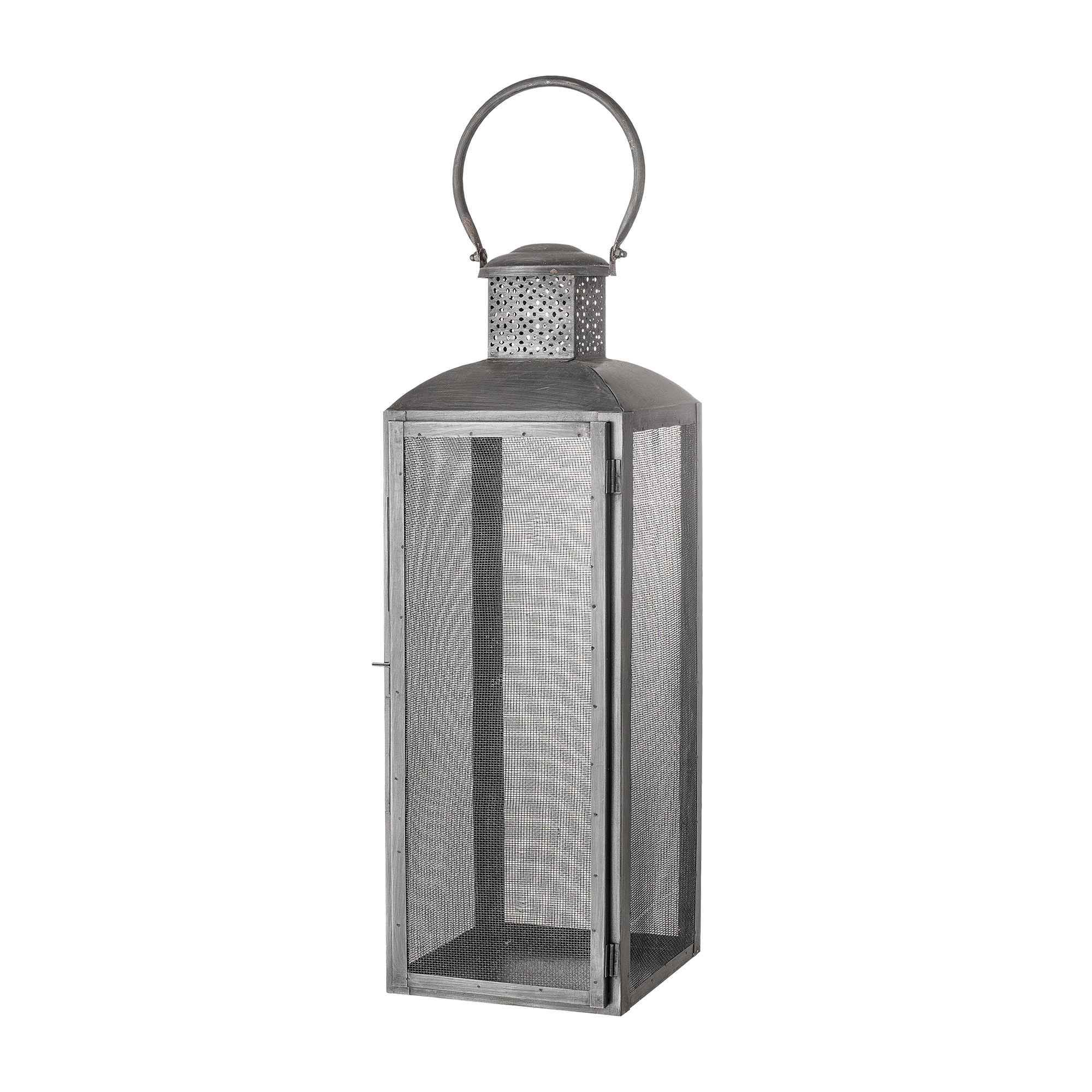 Bloomingville Lanterne en métal - noire L20xH57xW20 cm