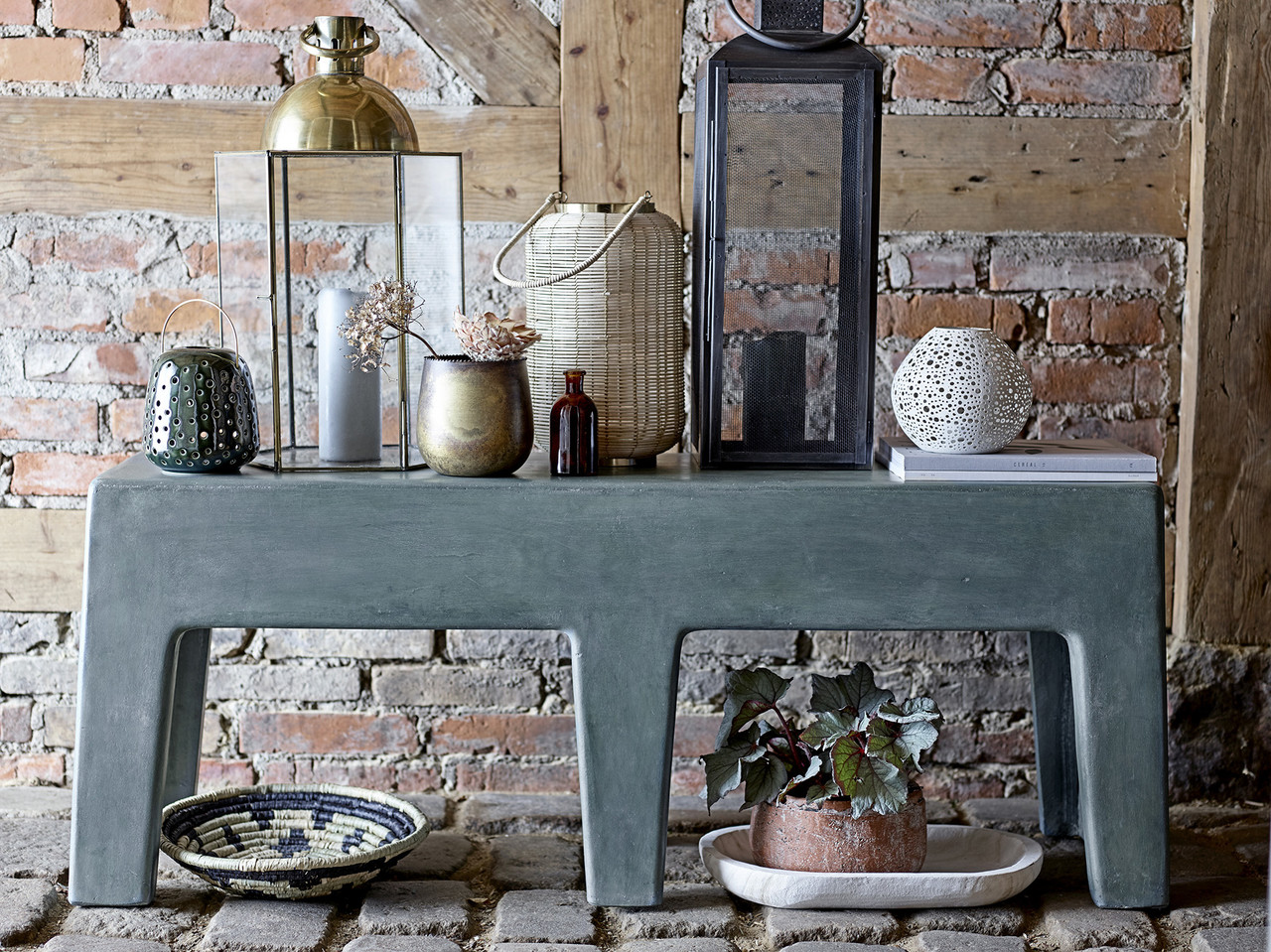 Bloomingville Metallykt - sort L20xH57xW20 cm