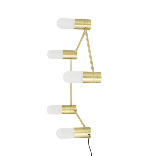 Bloomingville Bordslampa / vägglampa metall - guld