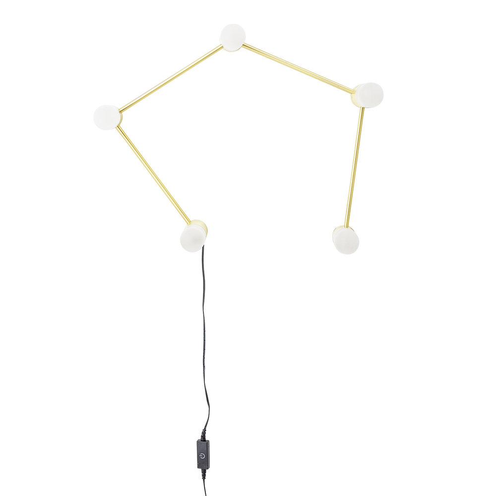 Bloomingville Bordlampe / væglampe metal - guld Bloomingville Bordlampe / væglampe metal - guld