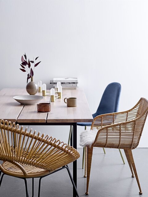 Bloomingville Lámpara de mesa / lámpara de pared metal - oro