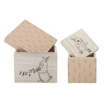 Bloomingville Mini Pink storage boxes - set of 2 Bloomingville Mini Pink storage boxes - set of 2
