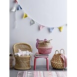 Bloomingville Mini Pledd bomull - rosa Bloomingville Mini Pledd bomull - rosa