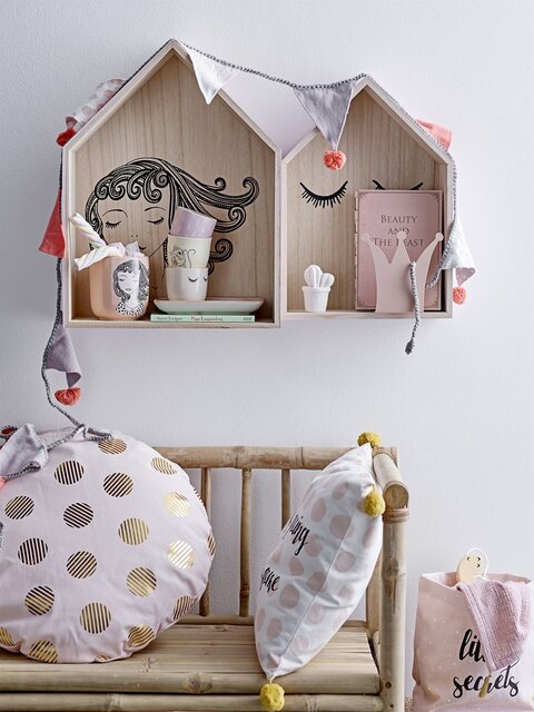 Bloomingville Mini Algodón a cuadros - rosa Bloomingville Mini Algodón a cuadros - rosa