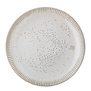 Bloomingville Thea-plate grå - sett med 6 stk Ø27 cm