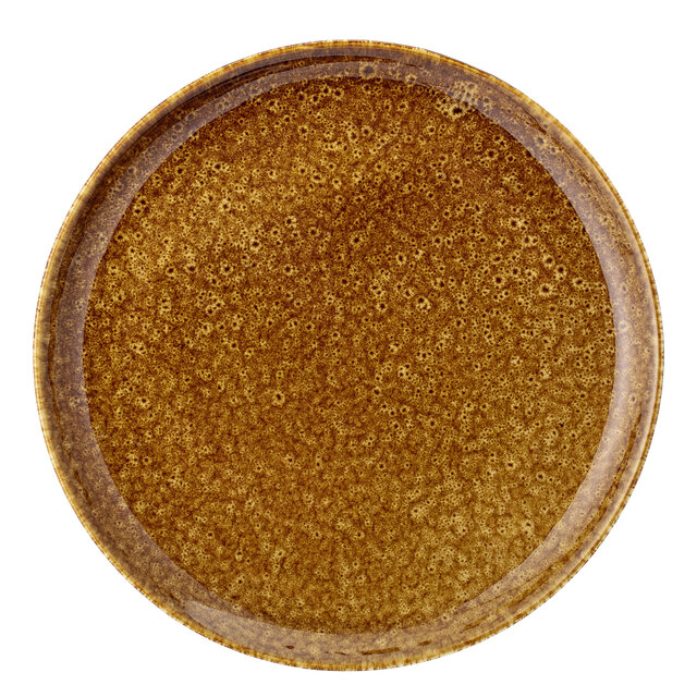 Bloomingville Assiette Thea marron - set de 6 pièces Ø21 cm