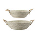 Bloomingville Manden zeegras naturel - set van 2 Bloomingville Manden zeegras naturel - set van 2