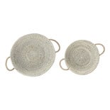 Bloomingville Korgar av naturligt gräs - uppsättning av 2 Bloomingville Korgar av naturligt gräs - uppsättning av 2