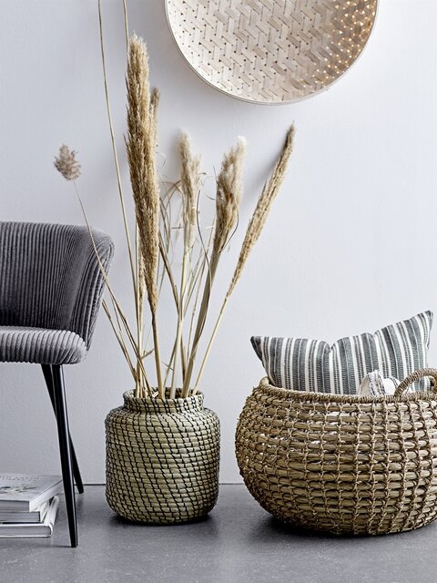 Bloomingville Basket of seagrass - Ø32xH32 cm