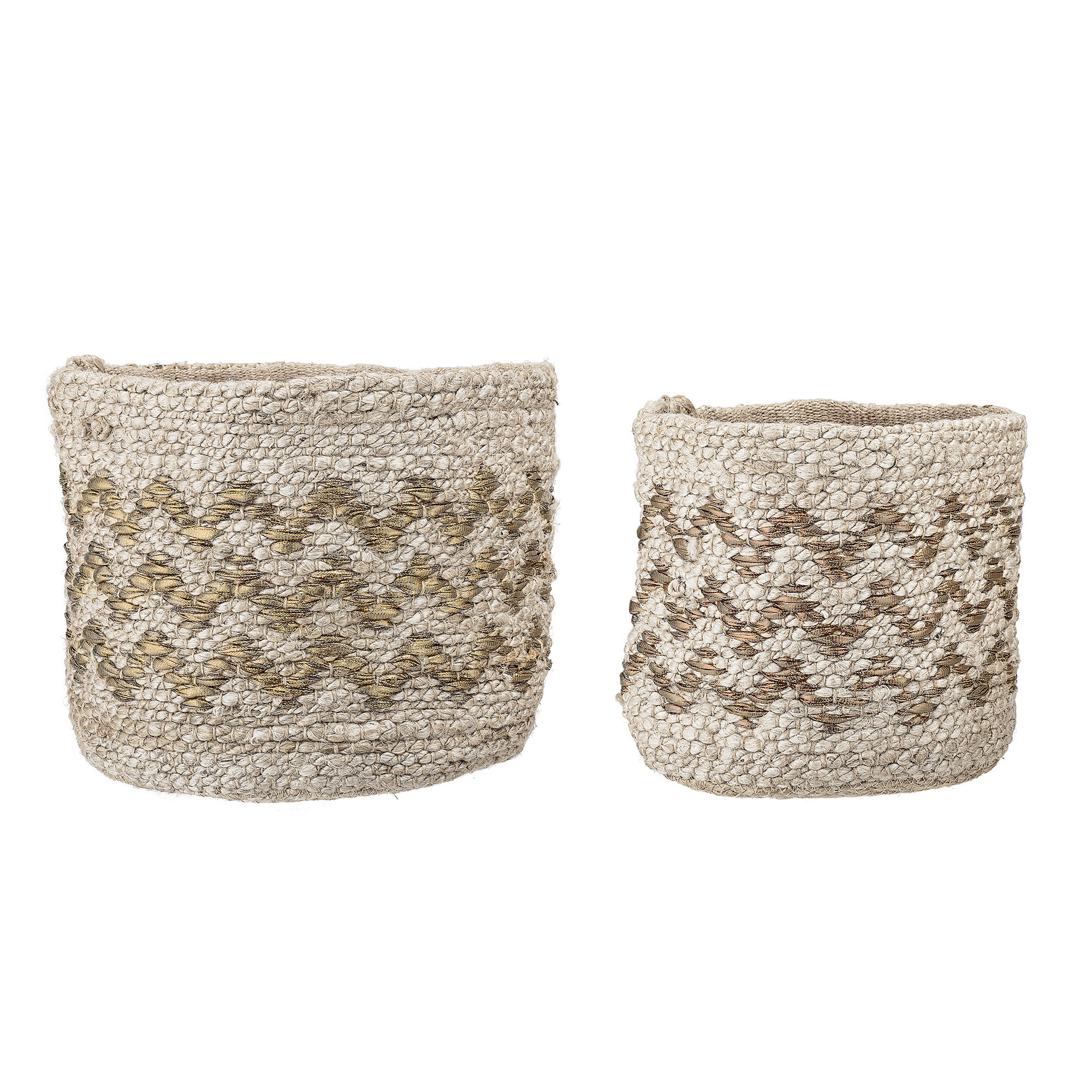 Bloomingville Korb Sackleinen 2er Set